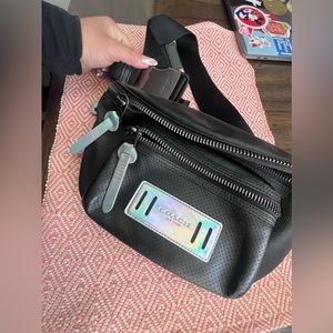 Coach hologram iridescent terrain belt bag